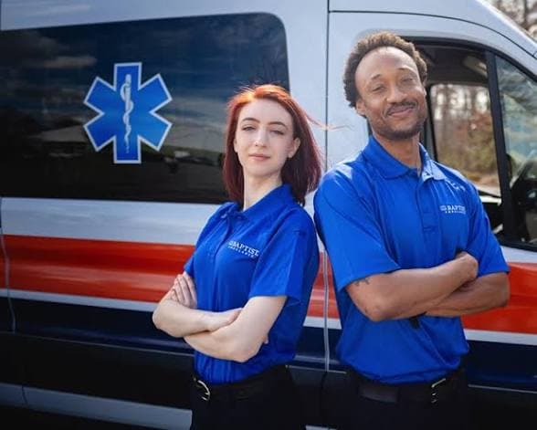 EMS crew members ready to serve